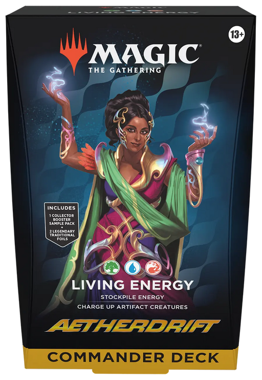 PRE-ORDER | Magic: The Gathering Aetherdrift Commander Deck - Living Energy Wizards of the Coast