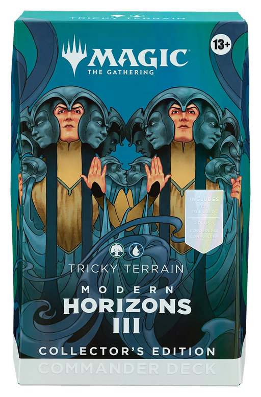 MTG Modern Horizons 3 Collector Commander Deck - Tricky Terrain - Revenge Of