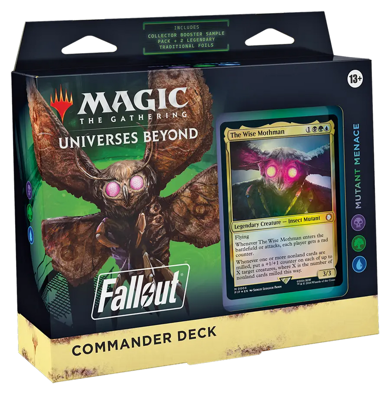 Mutant Menace - Universes Beyond: Fallout Commander Deck WIZARDS OF THE COAST, INC