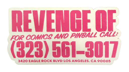 Pink Shop Number Sticker Revenge Of