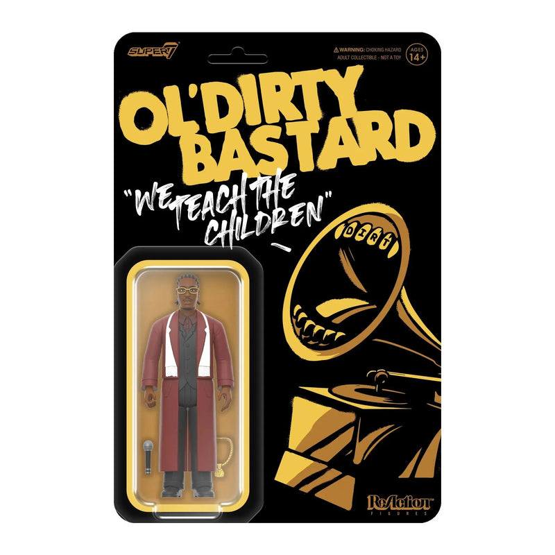 Ol Dirty Bastard Reaction Wv4 Odb For The Children Action Figure Super7