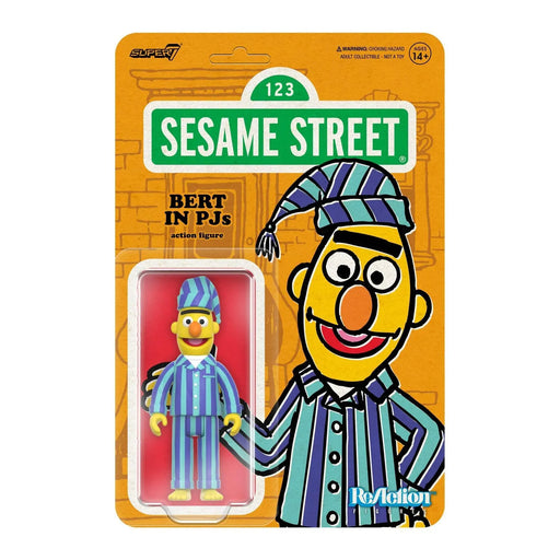 Sesame Street ReAction Wave 6  Bert (PJs) Super7