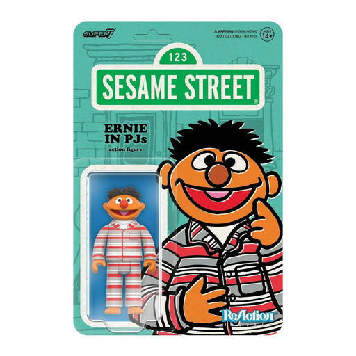 Sesame Street ReAction Wave 6  Ernie (PJs) Super7