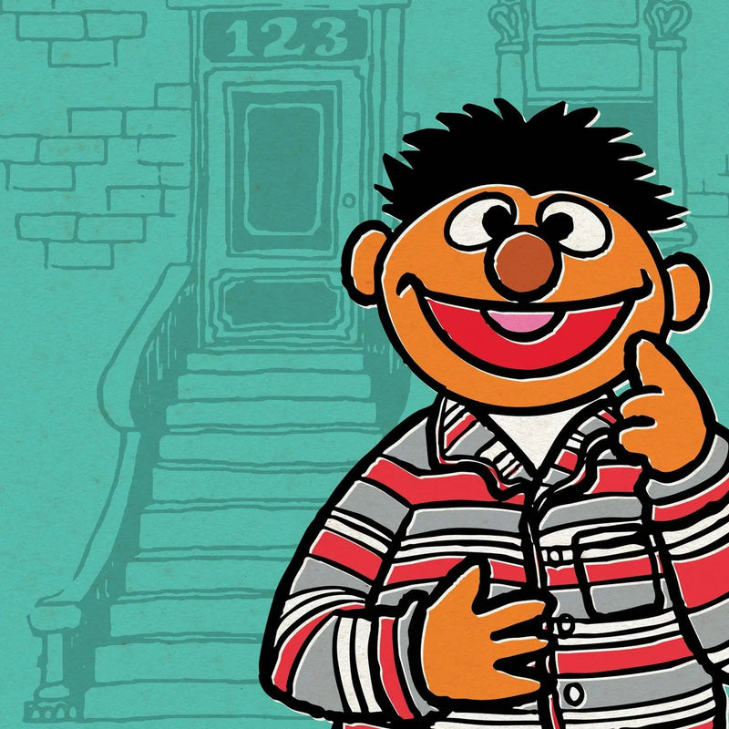 Sesame Street ReAction Wave 6  Ernie (PJs) Super7