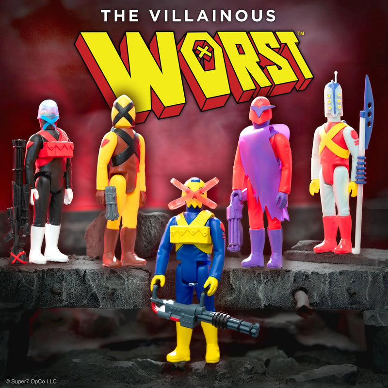 The Worst Reaction Figures Wave 05 (Mutant Team) -X5 (The Annihilator) Super 7