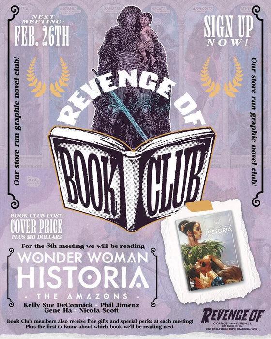 Revenge Of Book Club February 26, 2026 - Wonder Woman Historia: The Amazons Revenge Of
