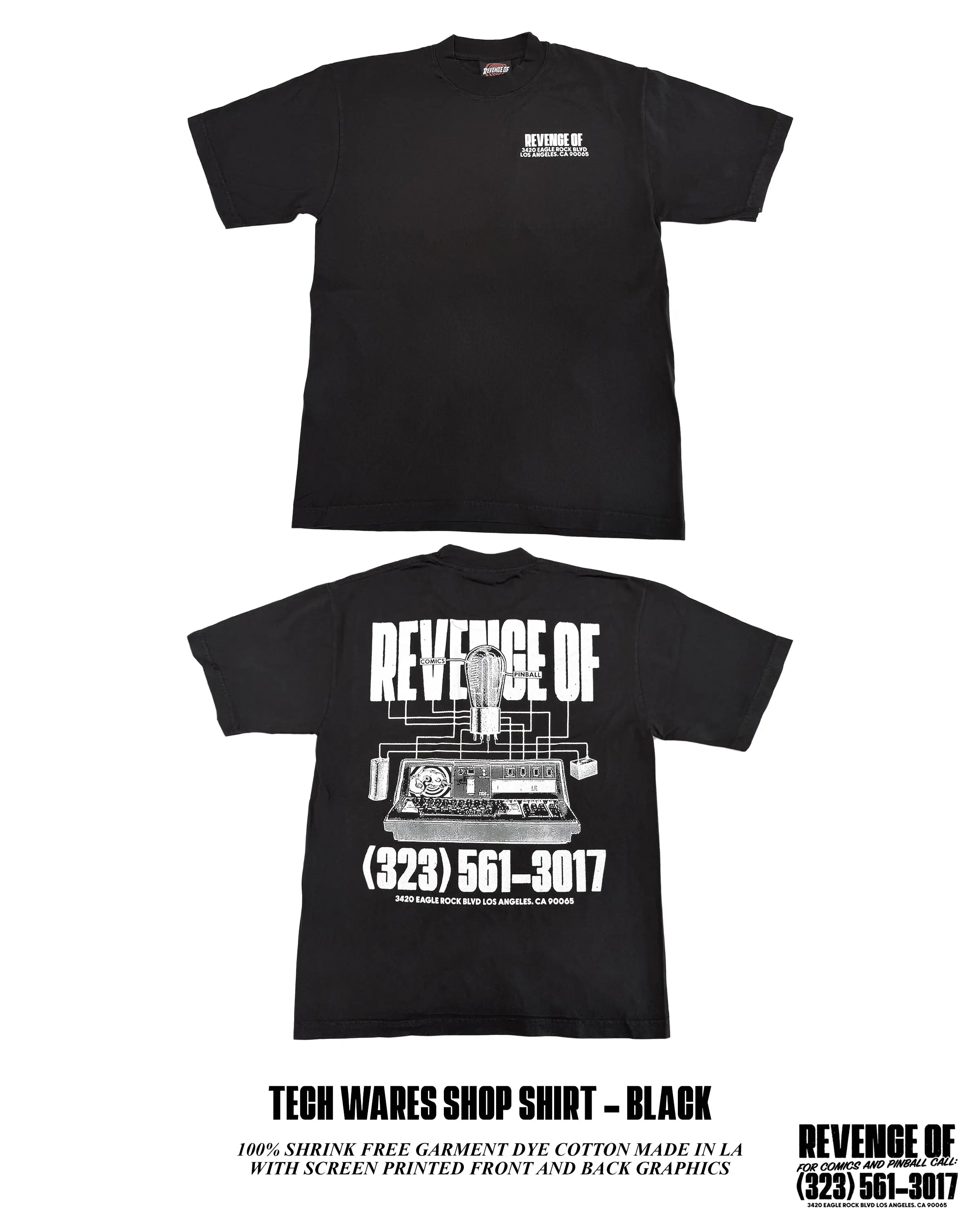 Tech Wares Shop Shirt - Crew Neck T-Shirt - Revenge Of