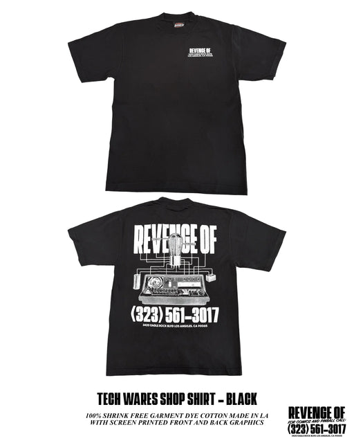 Tech Wares Shop Shirt - Crew Neck T-Shirt Revenge Of