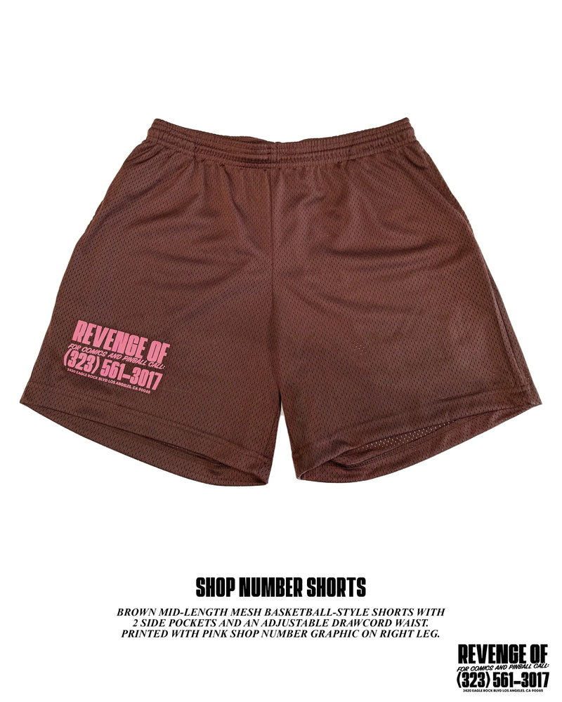 Shop Number Shorts Revenge Of