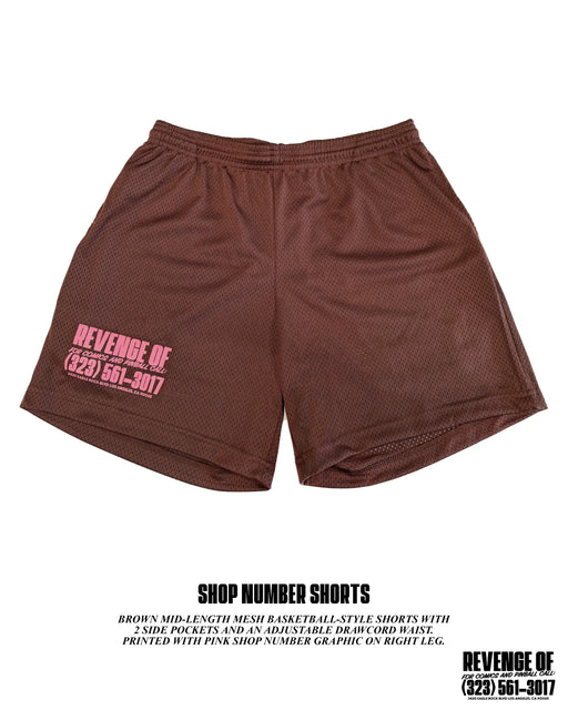 Shop Number Shorts Revenge Of