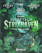 Magic the Gathering: Secrets of Strixhaven Pre-Release Wizards of the Coast