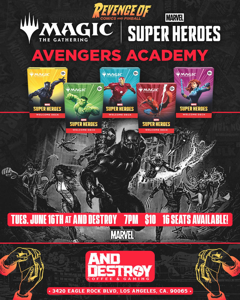 Avengers Academy Learn to Play Event - June 16th 7 PM Revenge Of