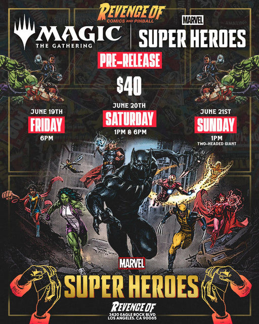 Magic the Gathering: Marvel Super Heroes Pre-Release Wizards of the Coast