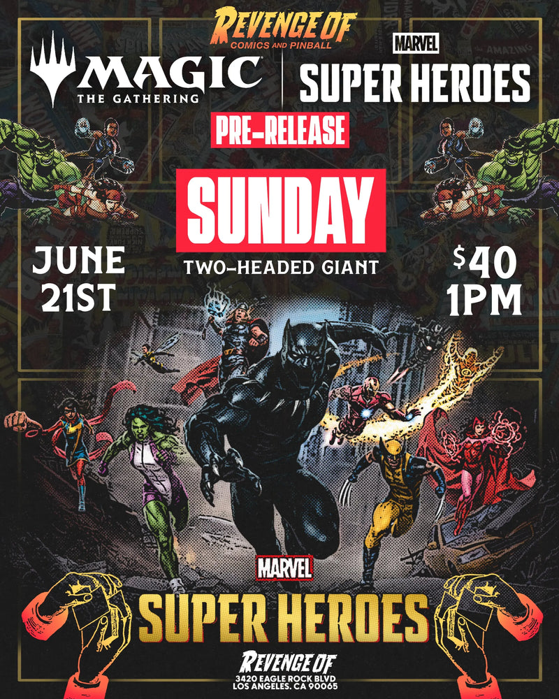 Magic the Gathering: Marvel Super Heroes Pre-Release Wizards of the Coast