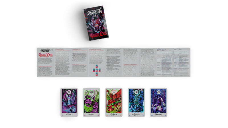 D&D 5E - Ravenloft: The Horrors Within Tarokka Deck WIZARDS OF THE COAST, INC