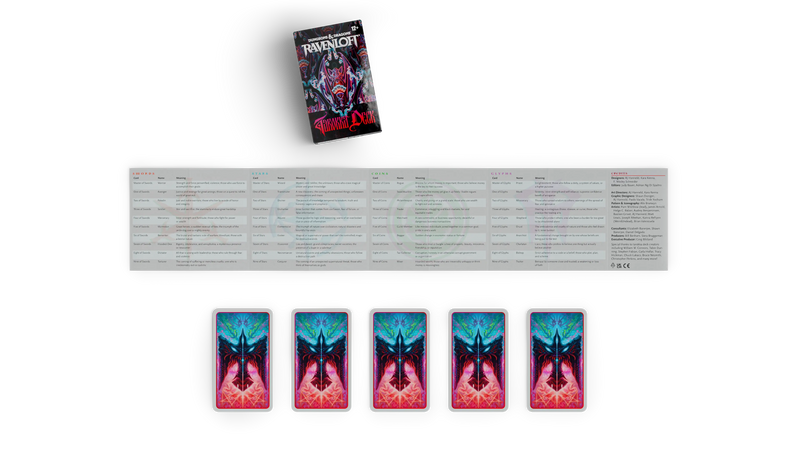 D&D 5E - Ravenloft: The Horrors Within Tarokka Deck WIZARDS OF THE COAST, INC