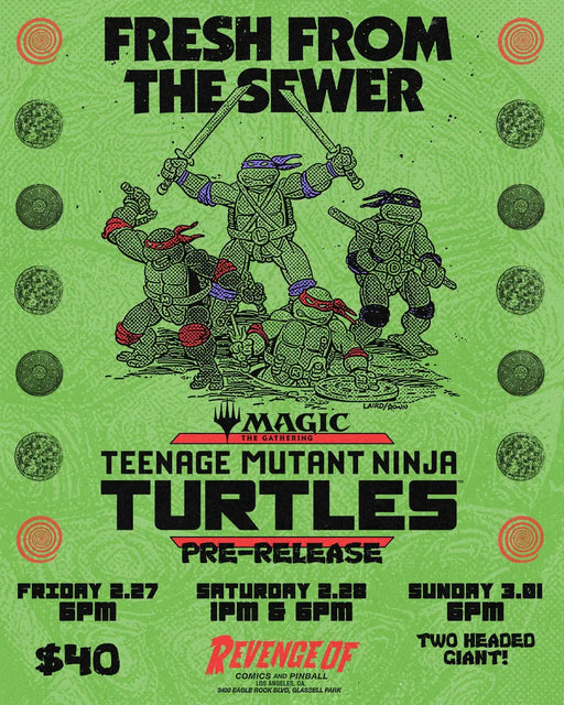 Magic the Gathering: Teenage Mutant Ninja Turtles Pre-Release Two-Headed Giant - Sunday 3/1 @ 1pm Wizards of the Coast