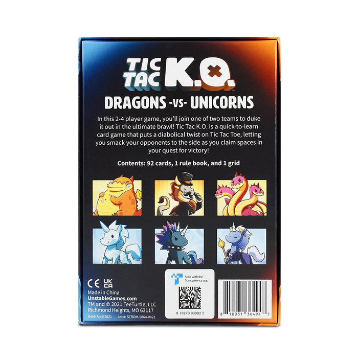 Tic Tac K.O. - Dragons vs Unicorns