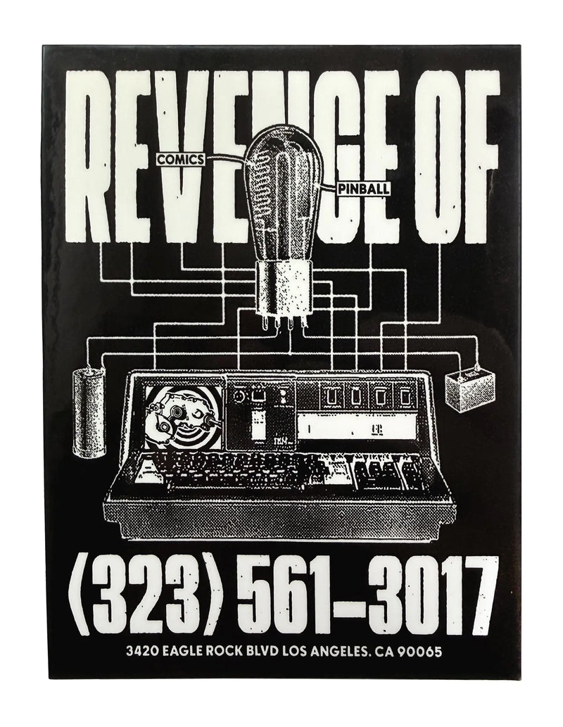Tech Wares Shop Number Sticker Revenge Of