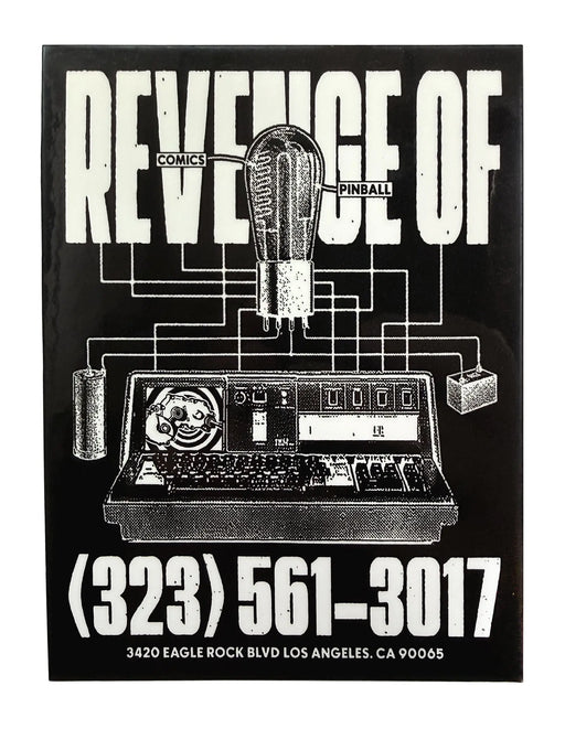 Tech Wares Shop Number Sticker Revenge Of