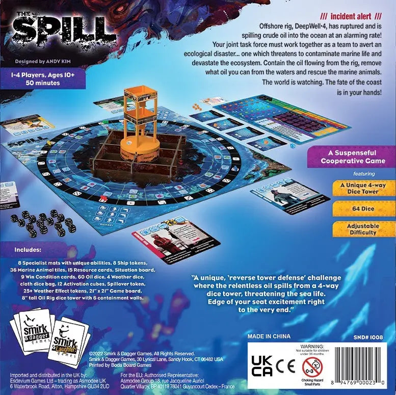 The Spill: A Cooperative Strategy Game To Save the Sea Life Smirk & Dagger Games