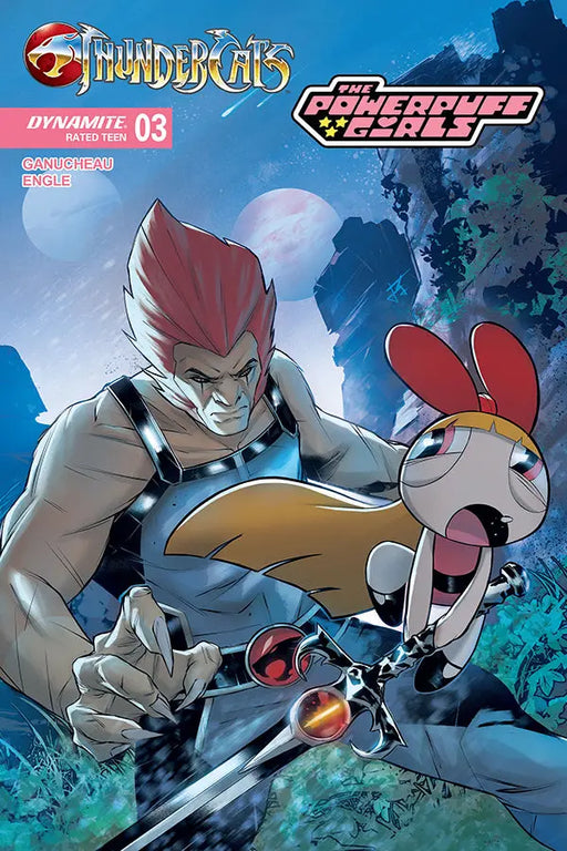 Thundercats/Powerpuff Girls #3 Cover G 1 in 10 Zulema Lavina Full Art Variant Dynamite Entertainment