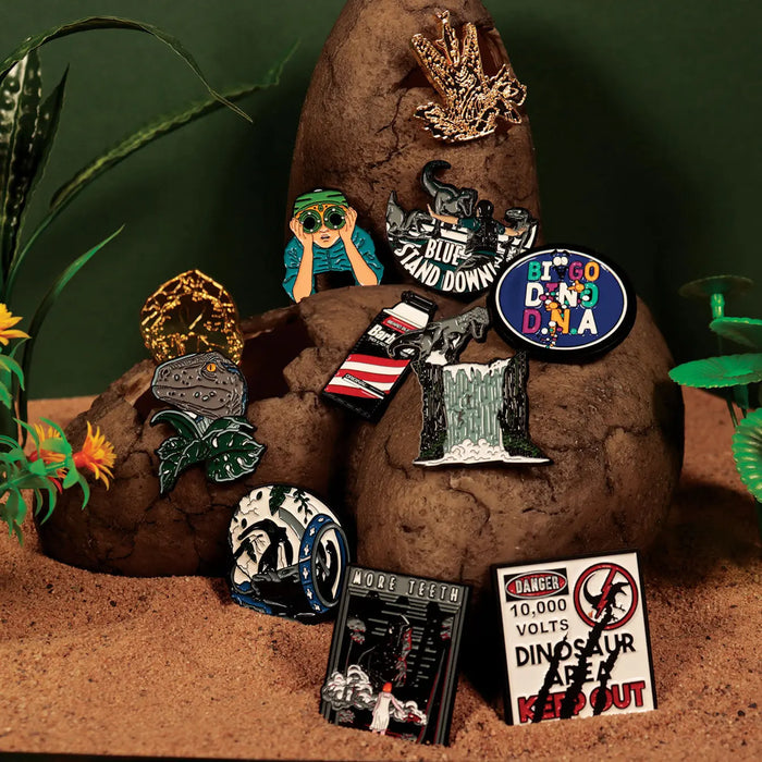 Mini pin misterioso de Fanattik Jurassic Park &amp; World (12 unidades)