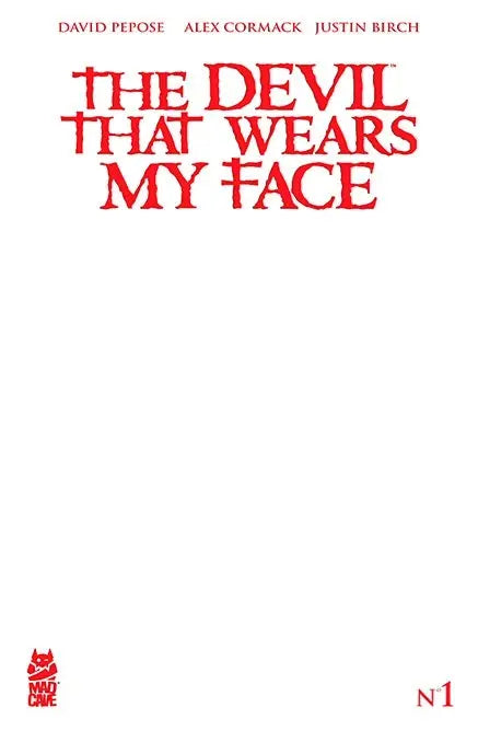 Devil That Wears My Face #1 Of 6 Cover C 1 in 10 Lunar Exclusive Blank Sketch Variant