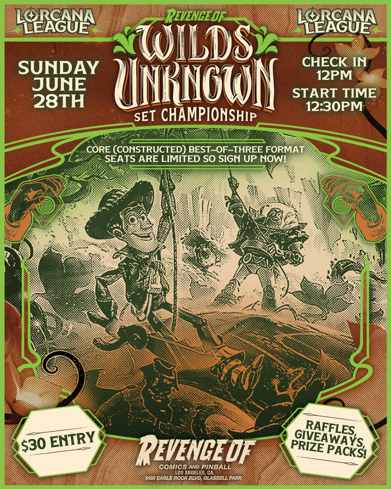 Disney Lorcana: Wilds Unknown Set Championship Ticket Revenge Of