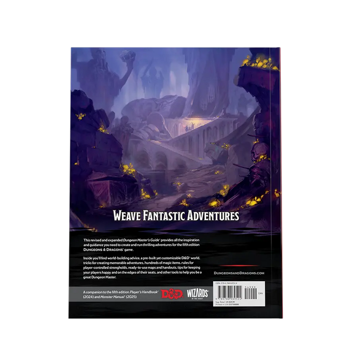 Dungeons & Dragons Role Playing Game Dungeon Masters Guide Hardcover (2024) Revenge Of