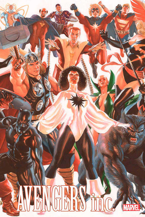 Avengers Inc. 1 Alex Ross Connecting Avengers Variant Part C