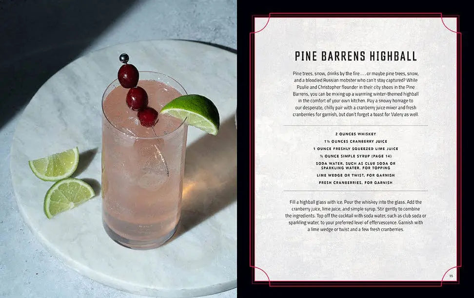 The Sopranos: The Official Cocktail Book Insight Editions - #1 Pop Culture Publisher