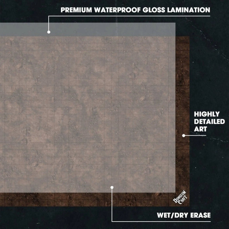 BattleMap: Turned Earth RPG battle map 1985 Games