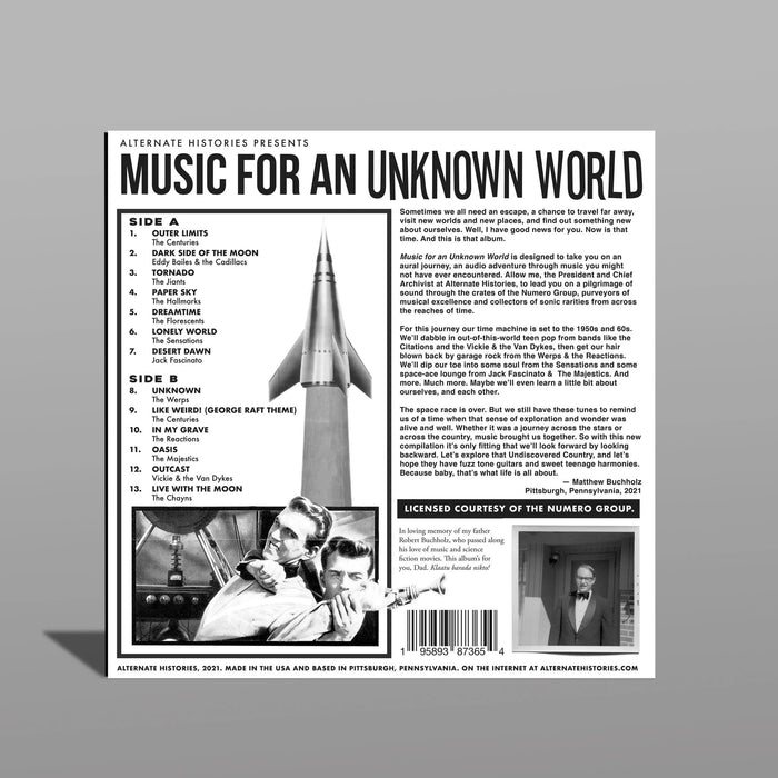 Music for an Unknown World Vinyl Album