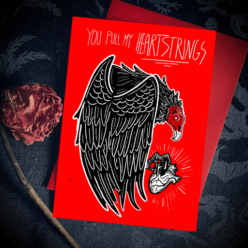 Turkey Vulture Valentine's Day Greeting Card