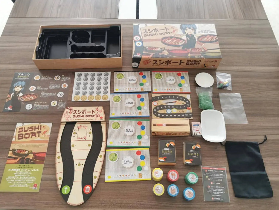 Sushi Boat - Boardgame Japanime Games
