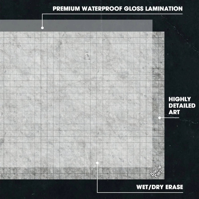 BattleMap: City battle map - TTRPG Terrain 1985 Games