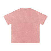 Red Muscle Robot Babe - Snow Washed Oversized T-Shirt ODMPOD