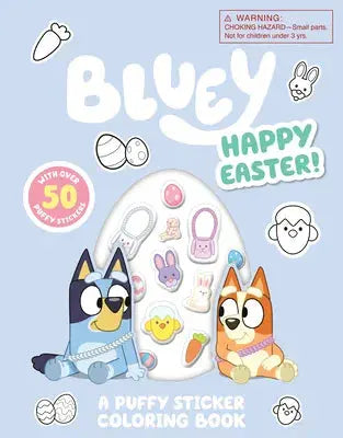 Bluey: Happy Easter! A Puffy Sticker Coloring Book Penguin Publishing Group