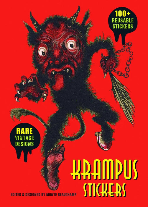 Krampus Sticker Collection: 100+ Reusable Stickers In Deluxe Tin