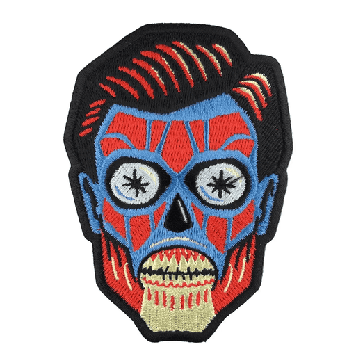 They Live Alien Head Patch - Iron-on