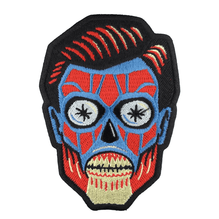 They Live Alien Head Patch - Iron-on