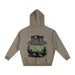 Computer Swamp [Gray Coffee] - Oversize Fleeced Hoodie Revenge Of