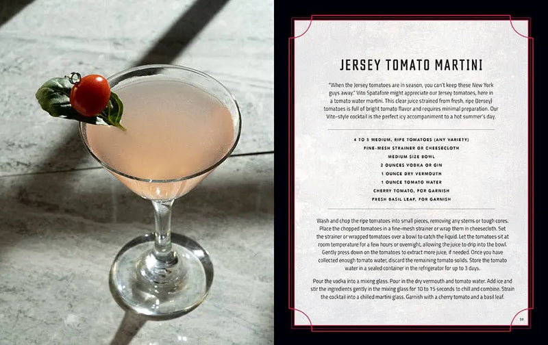 The Sopranos: The Official Cocktail Book Insight Editions - #1 Pop Culture Publisher