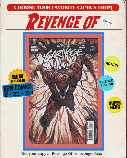 Venom War: Carnage #1 [Vw] Marvel Comics