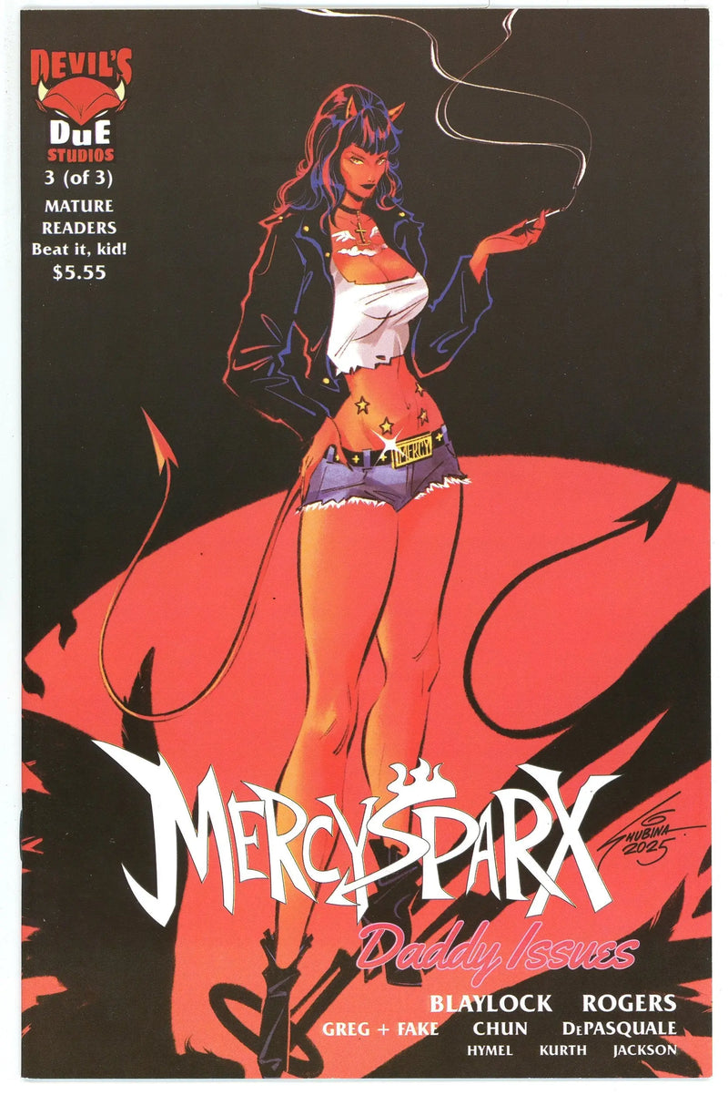 Mercy Sparx Daddy Issues #3 (Of 3) Cover A Sveta Shubina Massive Publishing