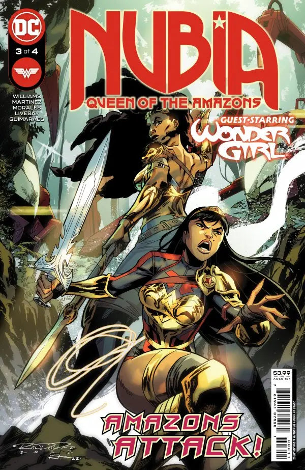 Nubia Queen Of The Amazons #3 (of 4) Revenge Of