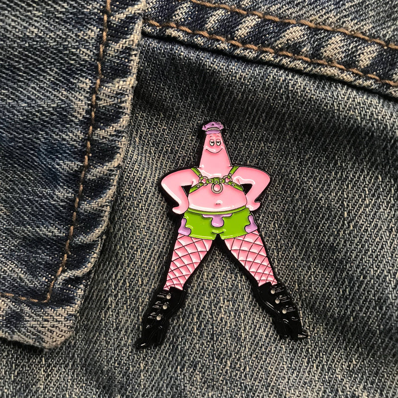 Switch Starfish Enamel Pin Geeky And Kinky
