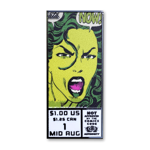 She-Hulk Corner Green Pin