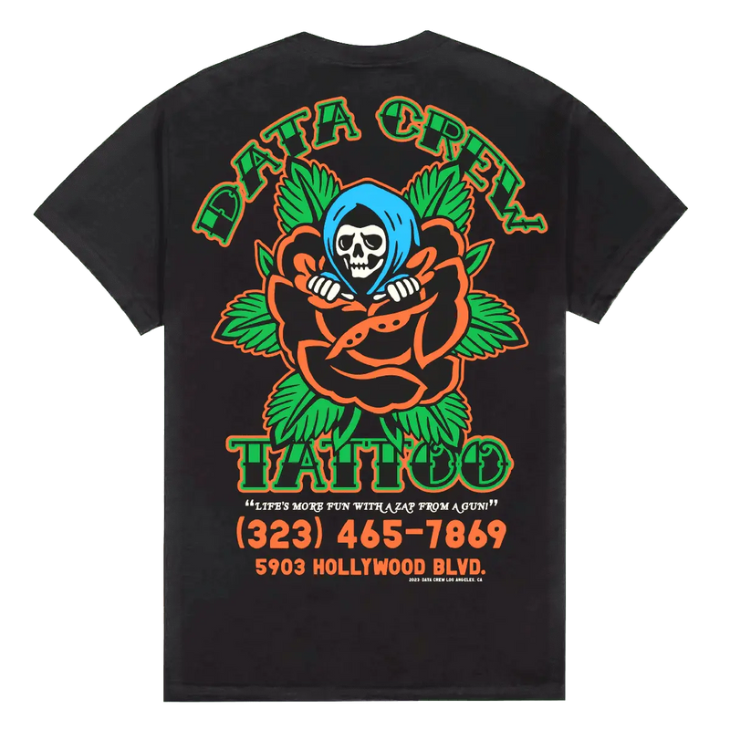 Sun Rose Reaper Shop Tee BLK